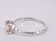 Bague Bague en or blanc avec morganite 58 Facettes 2197