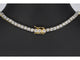 Yellow gold necklace with 3.50 carats diamonds 