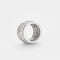 Bague 49 CARTIER- Nigeria - bague bandeau or blanc diamants 58 Facettes