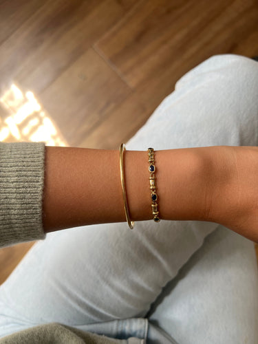 Bracelet Bracelet En Or Orné De Diamants Et Saphirs 58 Facettes