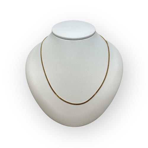 Collier Chaine or maille gourmette 56 cm 58 Facettes 330073460