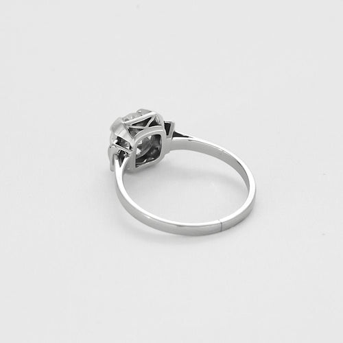 Bague 52 Bague solitaire en platine et diamant 0.80 carat. 58 Facettes MON1230X2
