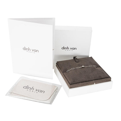 Bracelet Dinh Van  Bracelet    Le cube  Or blanc Diamant 58 Facettes 4410626CN