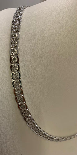 Collier Collier vintage en or blanc 58 Facettes