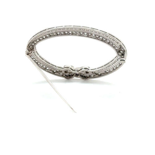 Broche Art déco - Broche Platine et Diamants 58 Facettes 1.0001839/9