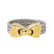 Bague 50 Fred Bague Force 10 Or jaune, Acier 58 Facettes 4410632CN