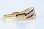Bague 55 Bague rubis et diamants en or jaune – 0,32 ct de rubis & 0,06 ct de diamants 58 Facettes BGRUCC1315-107
