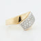 Bague 53 Bague 2 Ors Diamants 58 Facettes REF 10005/20