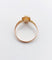 Bague 54.5 Bague marquise victorienne or rose ornée de perles dans une monture finement travaillée 58 Facettes A04592