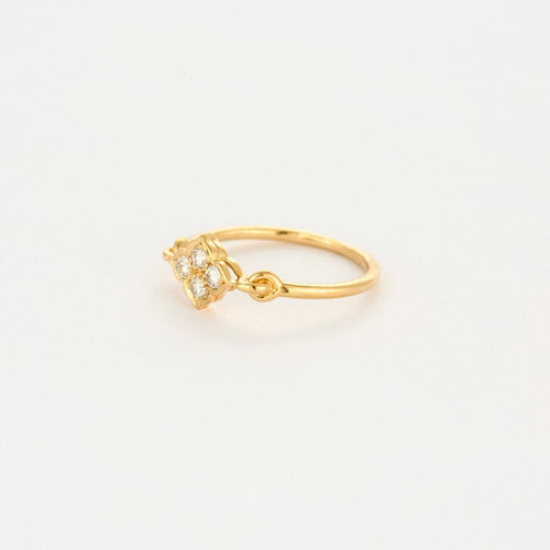 Bague 48 Bague Cartier "Inde Mystérieuse" en or jaune et diamants 58 Facettes