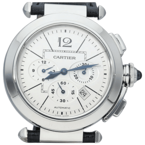 Montre Cartier Montre Pasha Chronograph 58 Facettes MT44021