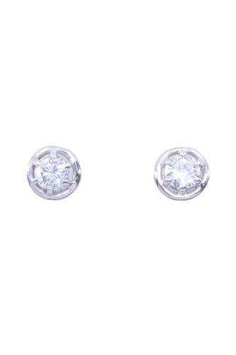 Boucles d'oreilles CLOUS D'OREILLES DIAMANTS 0.19 CARAT 58 Facettes 086221