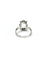 Bague 55 Bague En Or Blanc Et Aigue-Marine 58 Facettes