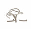 Boucles d'oreilles Collier rivière de diamants et boucles d’oreilles or blanc 18 carats 58 Facettes