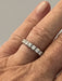 Bague 52 Alliance Américaine Platine Diamants 1,50 ct 58 Facettes LOT 6088