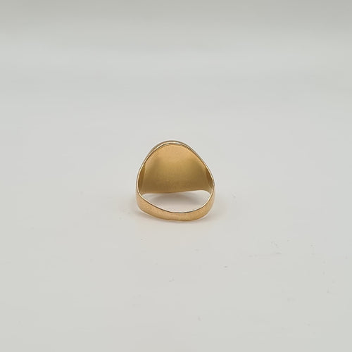 Bague 49.5 Chevalière SM or jaune 58 Facettes