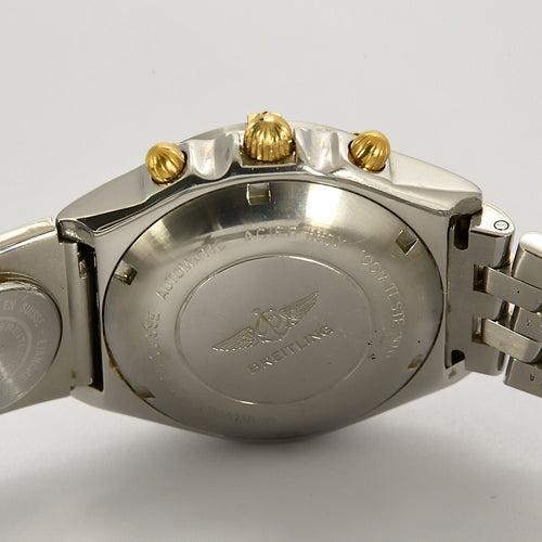 Montre BREITLING - Chronomat - Montre en acier et acier doré à boitier rond à mouvement automatique 58 Facettes B250201