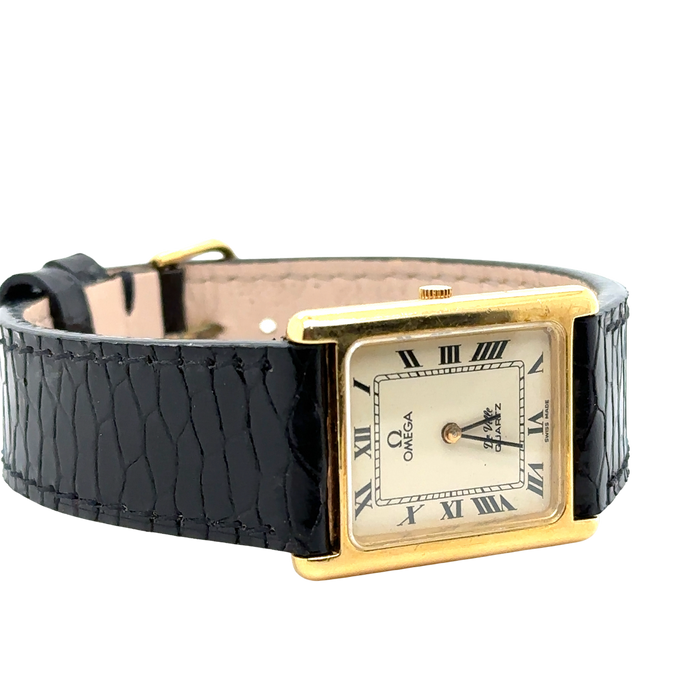 OMEGA - Reloj urbano vintage de cuarzo