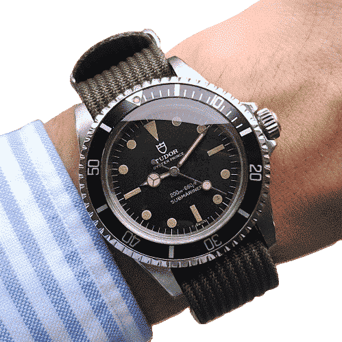 Montre Tudor Submariner Meter First 7016 / 0 Oyster Prince 1970 Military Style 58 Facettes