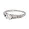 Bague 48 Bague  Solitaire  Or blanc Diamant 58 Facettes 4387214CN