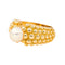 Bague 52 Fred Bague  Or jaune Perle 58 Facettes 4410631CN