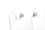 Boucles d'oreilles Boucles d'oreilles contemporaines or blanc, diamants 58 Facettes B459
