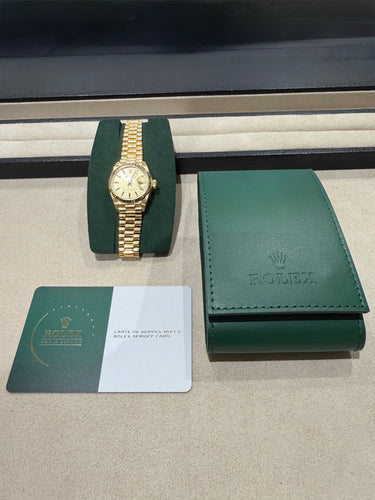 Montre ROLEX - Montre Date Just - Or Jaune - 26 mm 58 Facettes 1.0000422/1