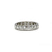 Bague 53 Alliance - platine et diamants 58 Facettes 240249R