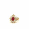 Bague 49 Bague or jaune rubis et diamants 58 Facettes 1.0000334/1