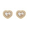 Boucles d'oreilles Chopard Boucles d'oreilles Happy diamonds Or rose Diamant 58 Facettes 4173785RV