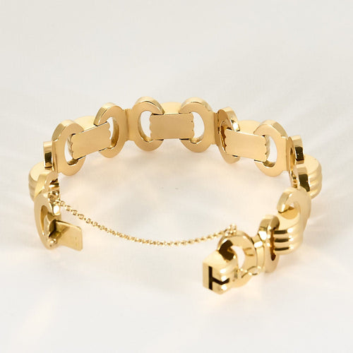 Bracelet Bracelet souple en or jaune 58 Facettes ENG10339