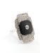 Bague 57 Bague en or blanc avec onyx et diamants 58 Facettes