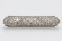 Broche Broche Art Déco en or blanc et platine diamants, années 1930. 58 Facettes 10071