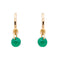 Boucles d'oreilles Boucles d'oreilles Créoles Or rose Chrysoprase 58 Facettes 3145035CN