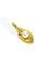 Yellow gold pendant, pearl and garnet 