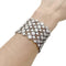 Bracelet Bracelet souple, or blanc et diamants. 58 Facettes 35199