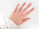 Bague 50 bague CARTIER fortune 1 diamant solitaire 0.17ct t50 en or blanc 18k 12.4gr 58 Facettes 265455