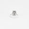 Bague 57 Bague ancienne en or blanc 18K et Diamants 58 Facettes