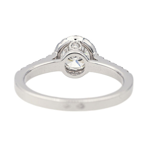 Bague 54 Bague Solitaire Or blanc Diamant 58 Facettes 578821RV