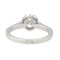 Bague 54 Bague Solitaire Or blanc Diamant 58 Facettes 578821RV