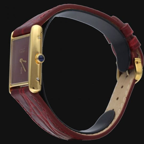 Montre Cartier Montre Tank Vermeil 58 Facettes MT42249