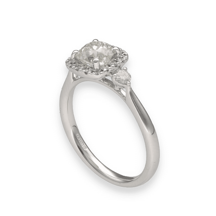 Bague 52 Bague Solitaire Diamant taille Coussin de 0,94cts 58 Facettes