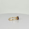 Ring yellow gold with Oval Purple Natural Spinel 58 Facettes 2504088