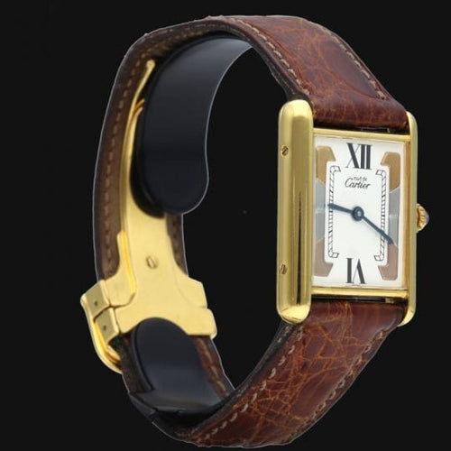 Montre Cartier Montre Tank Vermeil 58 Facettes MT42220