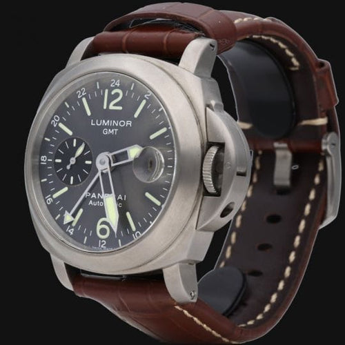 Montre Panerai Montre Luminor Gmt Automatic Titanium 58 Facettes MT43510