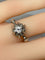 Bague 51 Bague solitaire en Or gris, et Diamants 58 Facettes AB72bis