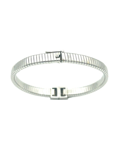 Bracelet GAY Frères. Bracelet vintage or blanc 18K et diamants 58 Facettes