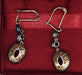 Boucles d'oreilles Boucles d'oreilles anciennes diamants rubis fin 19ème siècle 58 Facettes