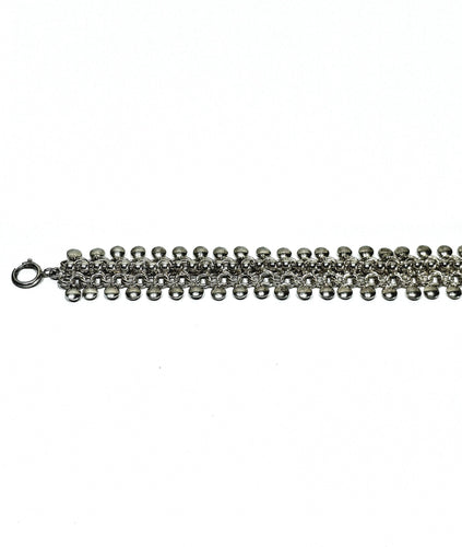 Collier Collier à motif de boules en argent 58 Facettes