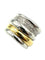 Bague 54 POMELLATO. Collection "Tubolare", bague 2 ors 18K et diamants 58 Facettes